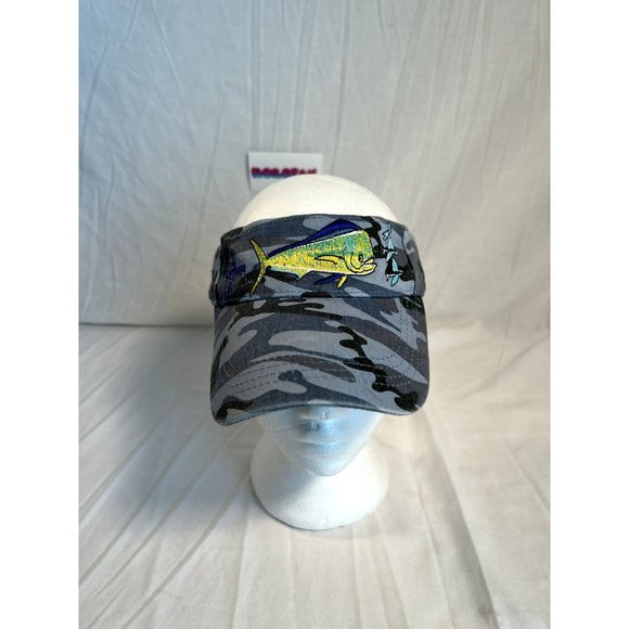 Guy Harvey Other - Guy Harvey Camo Visor Mens One Size Adjustable Blue Camo